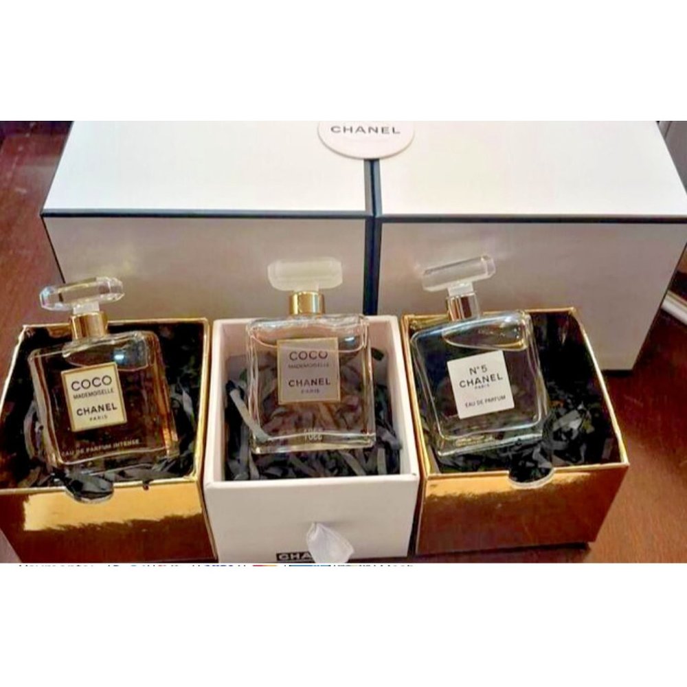 New Chanel Parfum Perfume 3 Pack Vintage CoCo (2) No5 (1) 7.5ml each - Picture 3 of 6